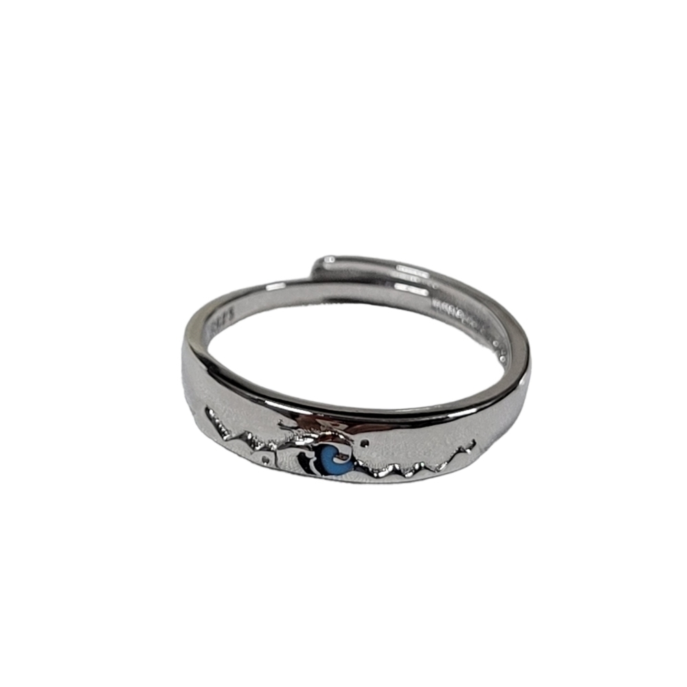 Sand & Surf Sterling Silver Ring, S925 - Picture 6 of 10